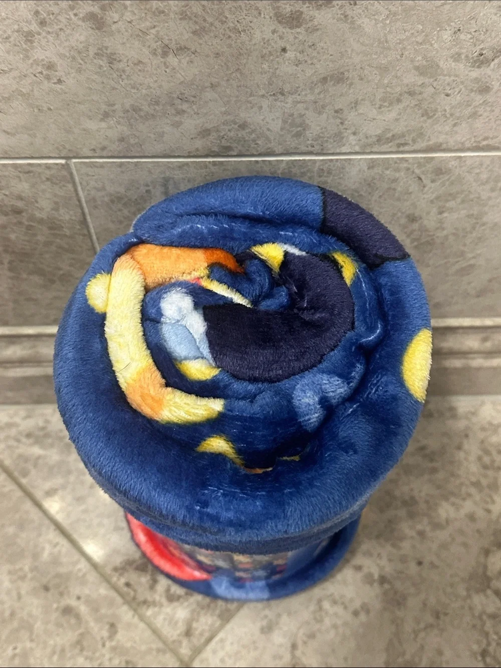 Bluey Birthday Balloon Throw Blanket NEW Silk Soft Touch 46” X 60” Bluey Bingo